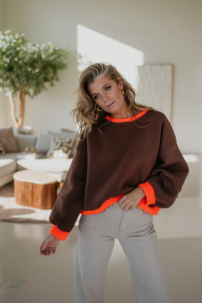 Gattino sweater I Chocolat Brown - Wild Souls by JV® - Sweaters