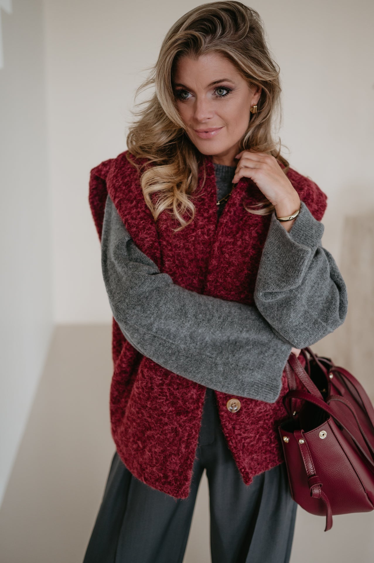 Ghiacco gilet I Bordeaux - Wild Souls by JV® - Gilets