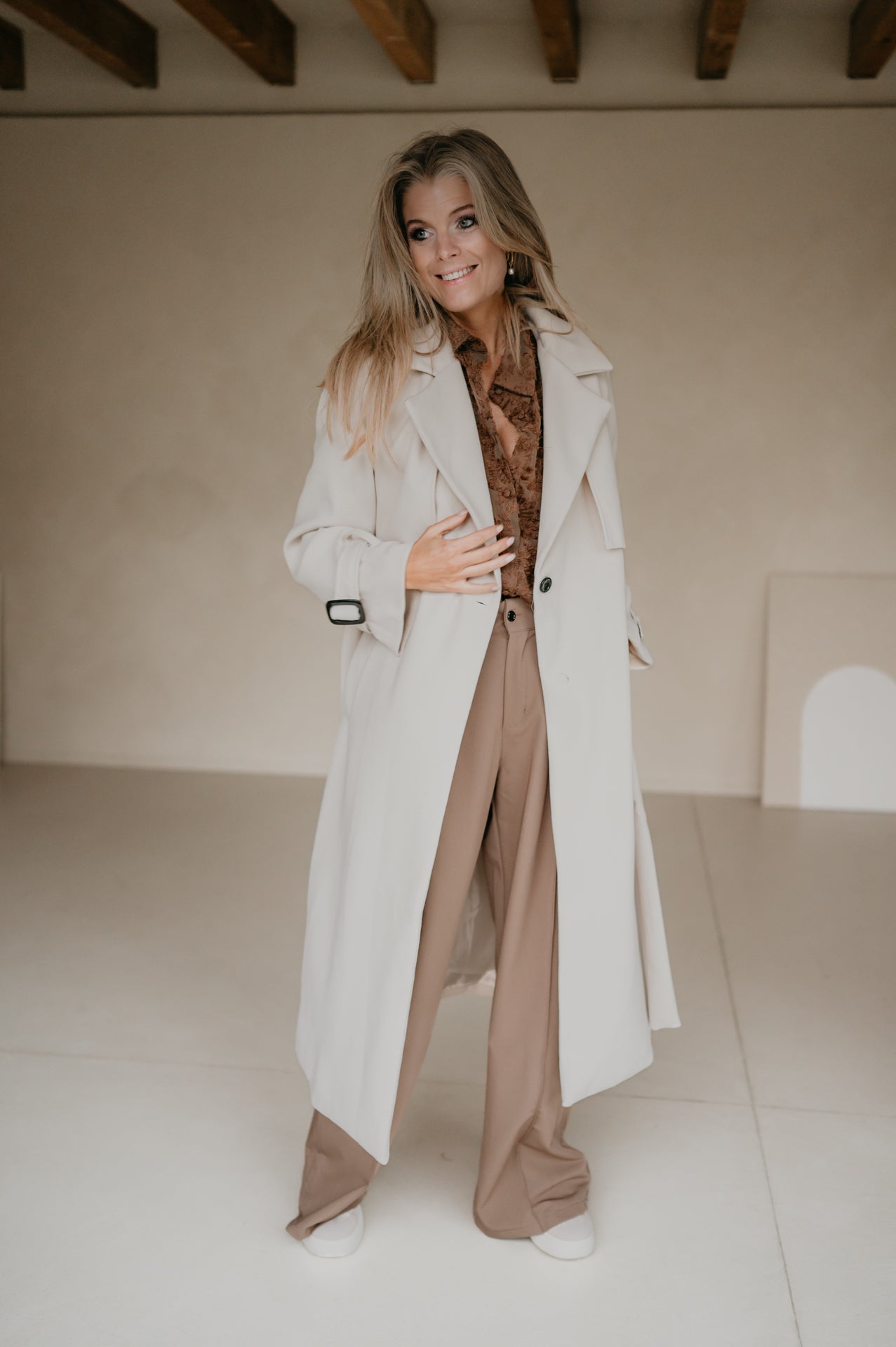 Giugno coat I Beige - Wild Souls by JV® - Coats