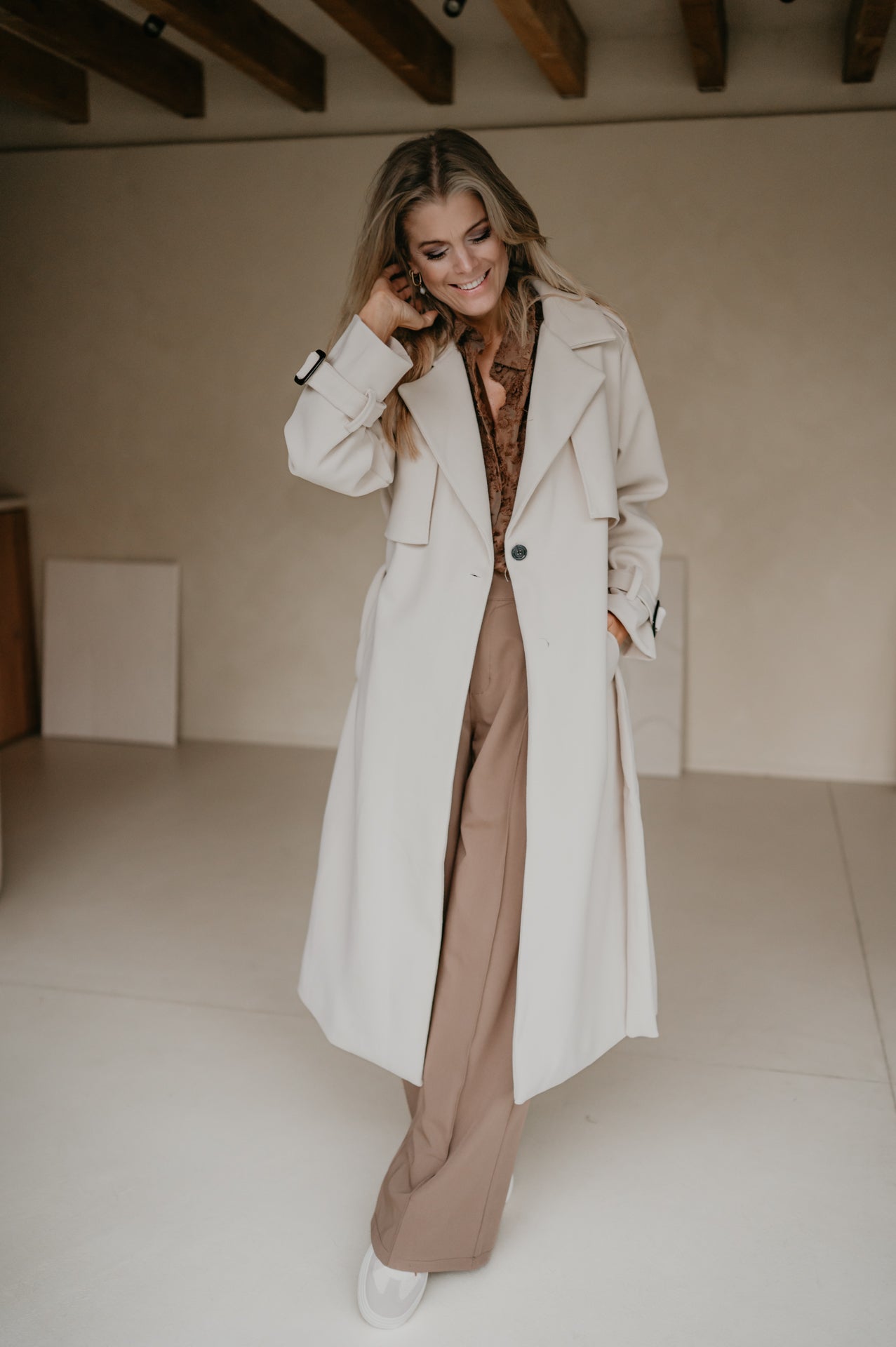 Giugno coat I Beige - Wild Souls by JV® - Coats