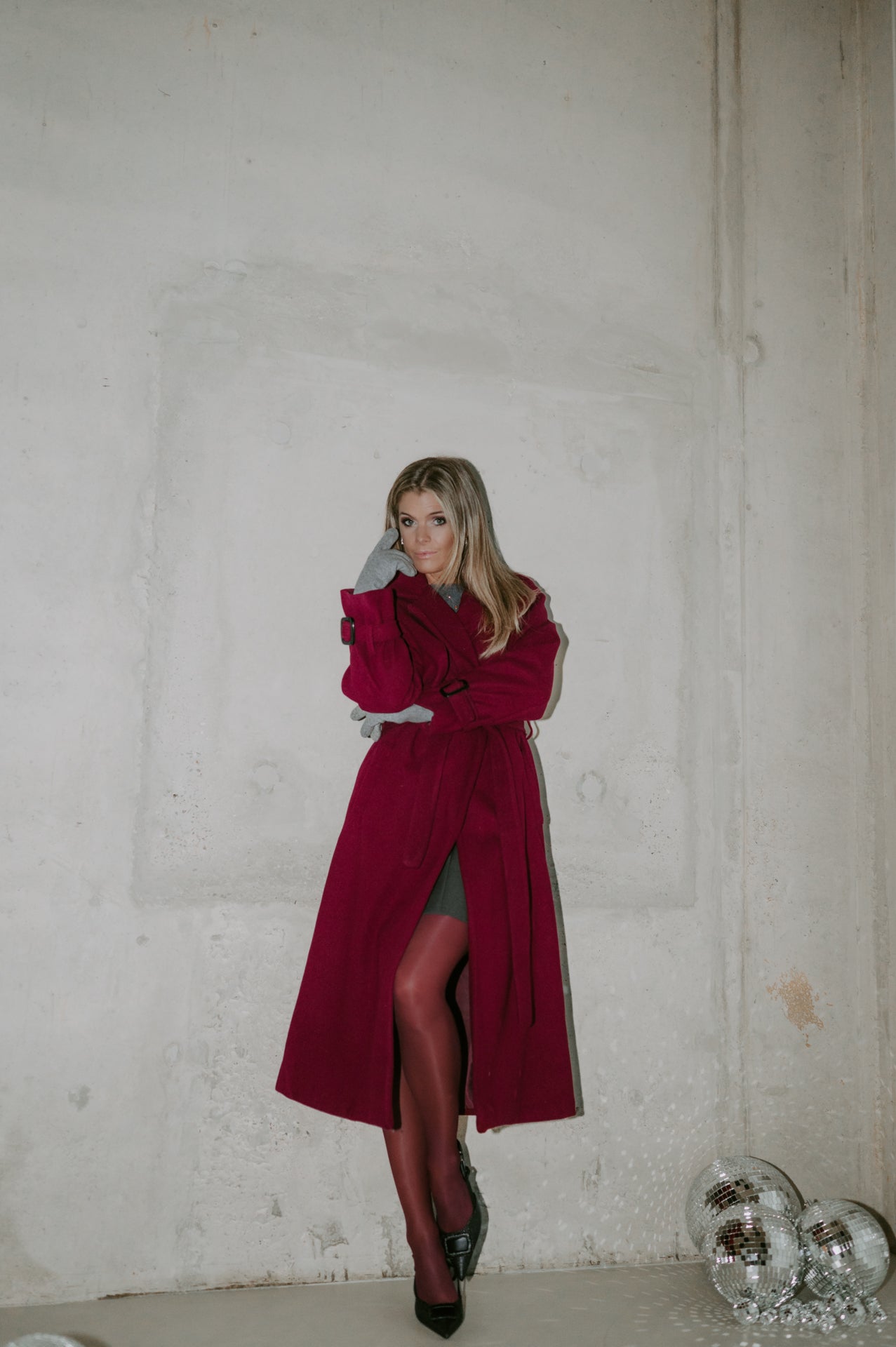 Giugno coat I Bordeaux - Wild Souls by JV® - Coats