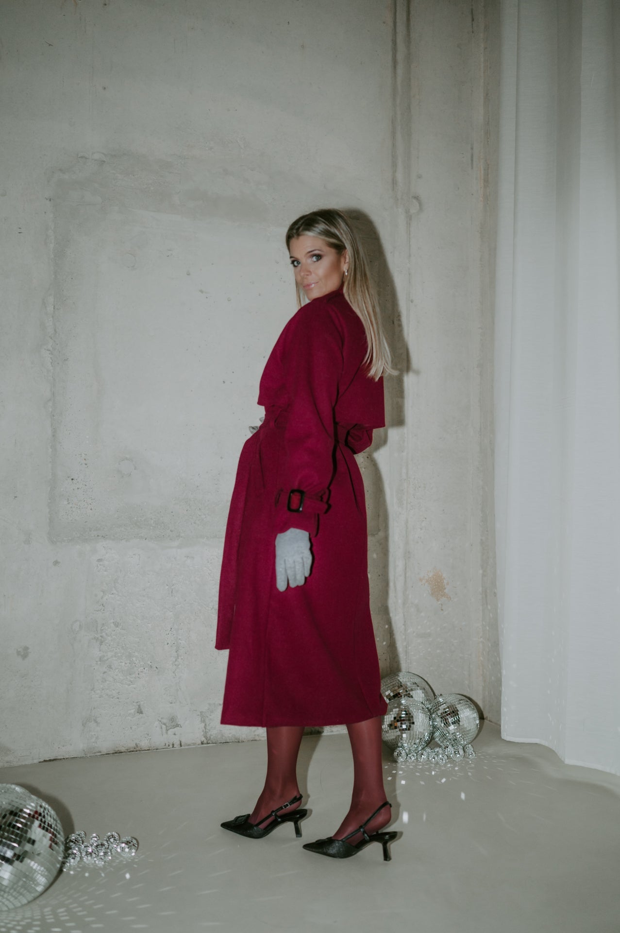 Giugno coat I Bordeaux - Wild Souls by JV® - Coats