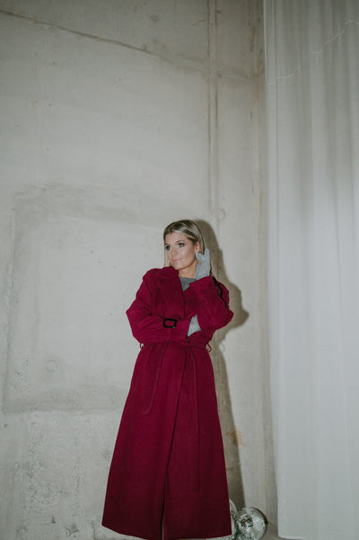 Giugno coat I Bordeaux - Wild Souls by JV® - Coats