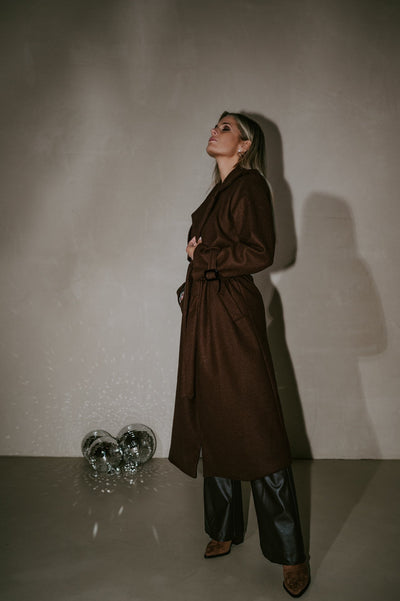 Giugno coat I Chocolat Brown - Wild Souls by JV® - Coats