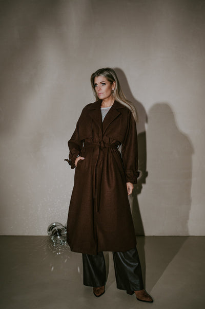 Giugno coat I Chocolat Brown - Wild Souls by JV® - Coats