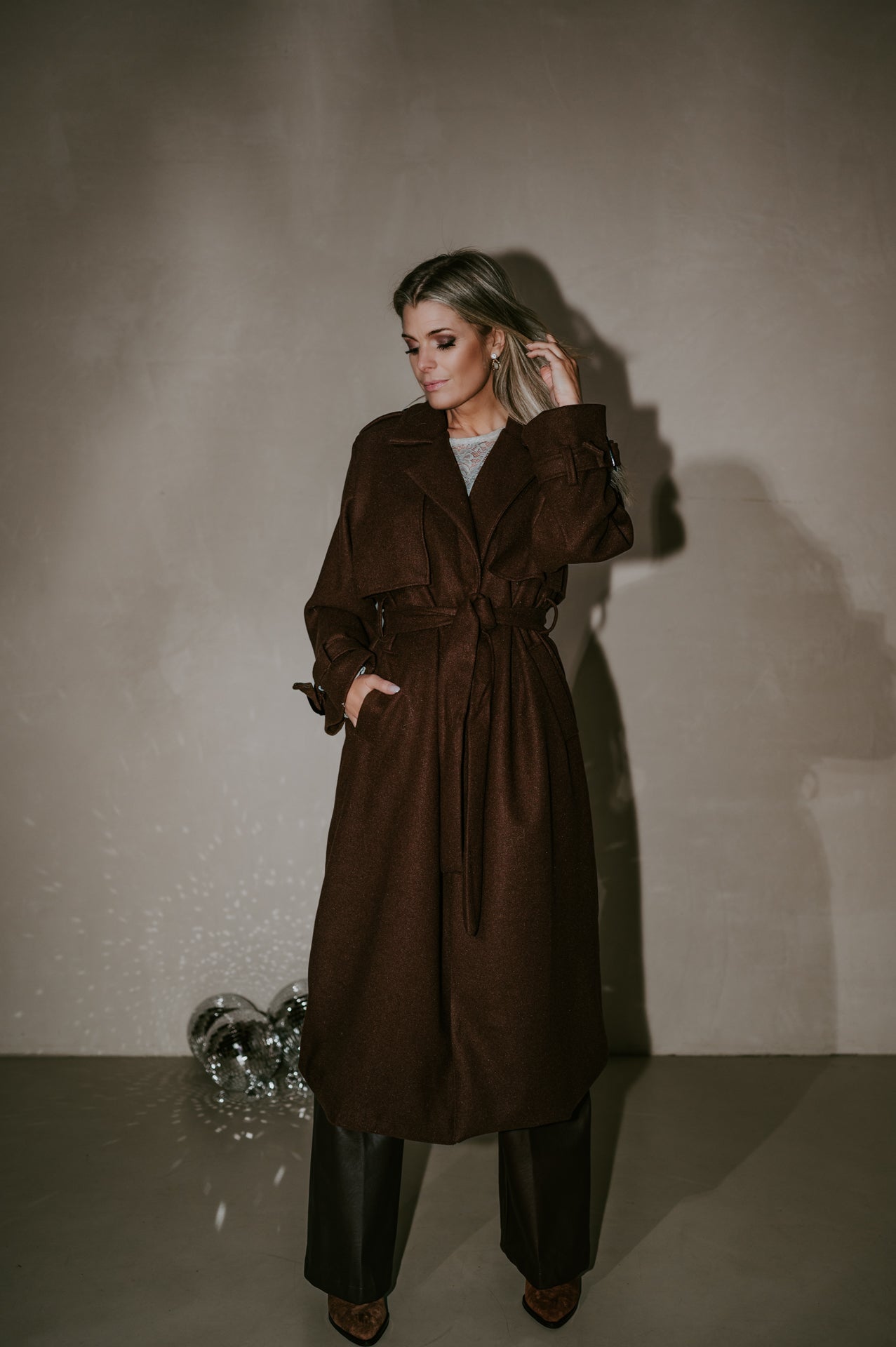 Giugno coat I Chocolat Brown - Wild Souls by JV® - Coats