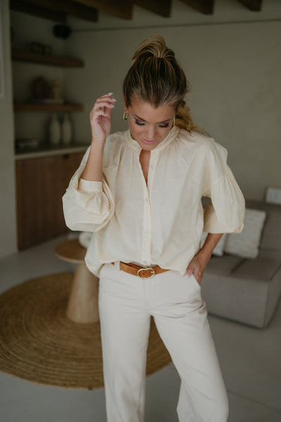 Idonea blouse I Beige - Wild Souls by JV® - Blouses