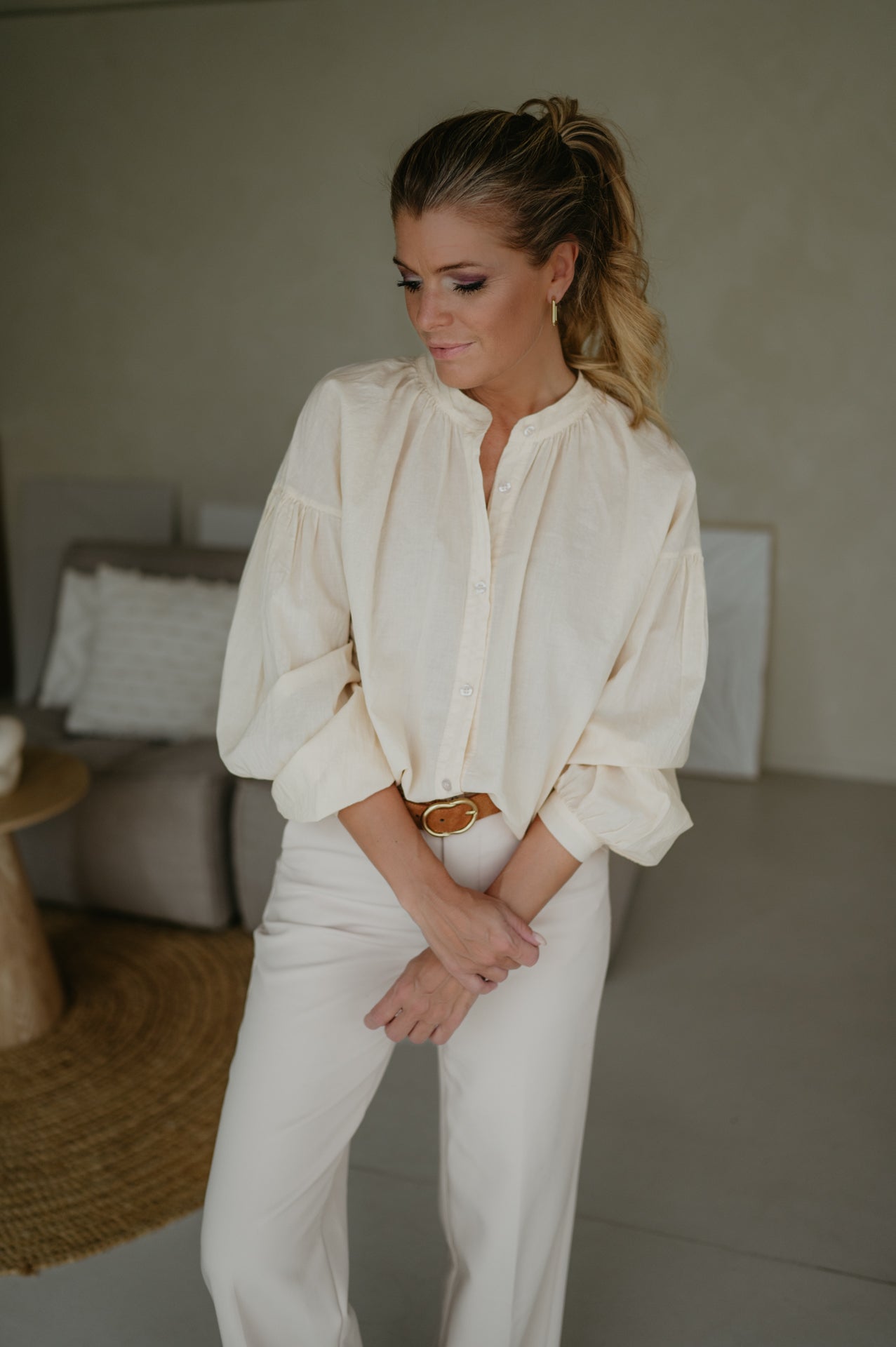 Idonea blouse I Beige - Wild Souls by JV® - Blouses