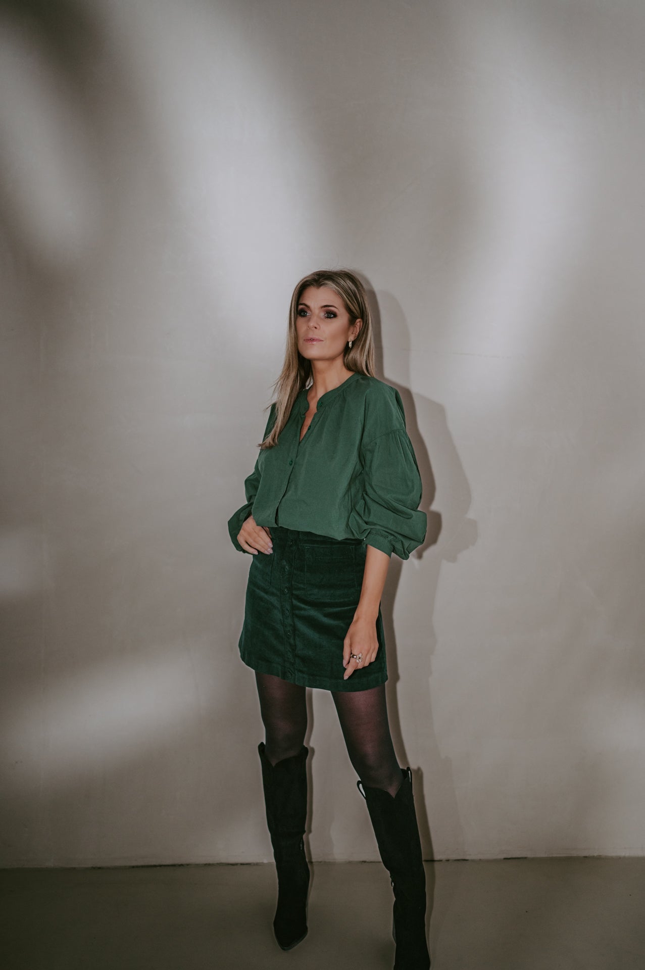 Idonea blouse I Emerald Green - Wild Souls by JV® - Blouses