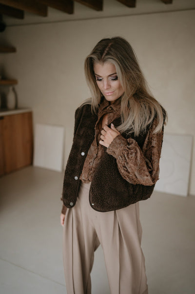 Ledra gilet I Chocolate Brown - Wild Souls by JV® - Gilets