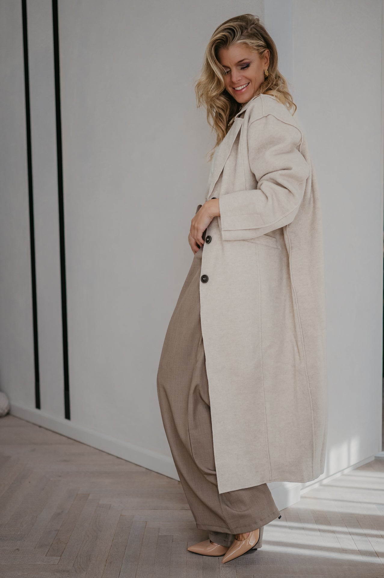 Legato coat I Beige - Wild Souls by JV® - Coats