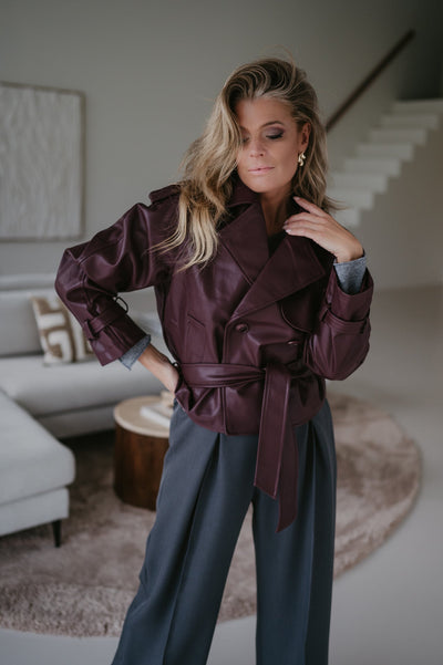 Maggio jacket I Aubergine - Wild Souls by JV® - Jackets