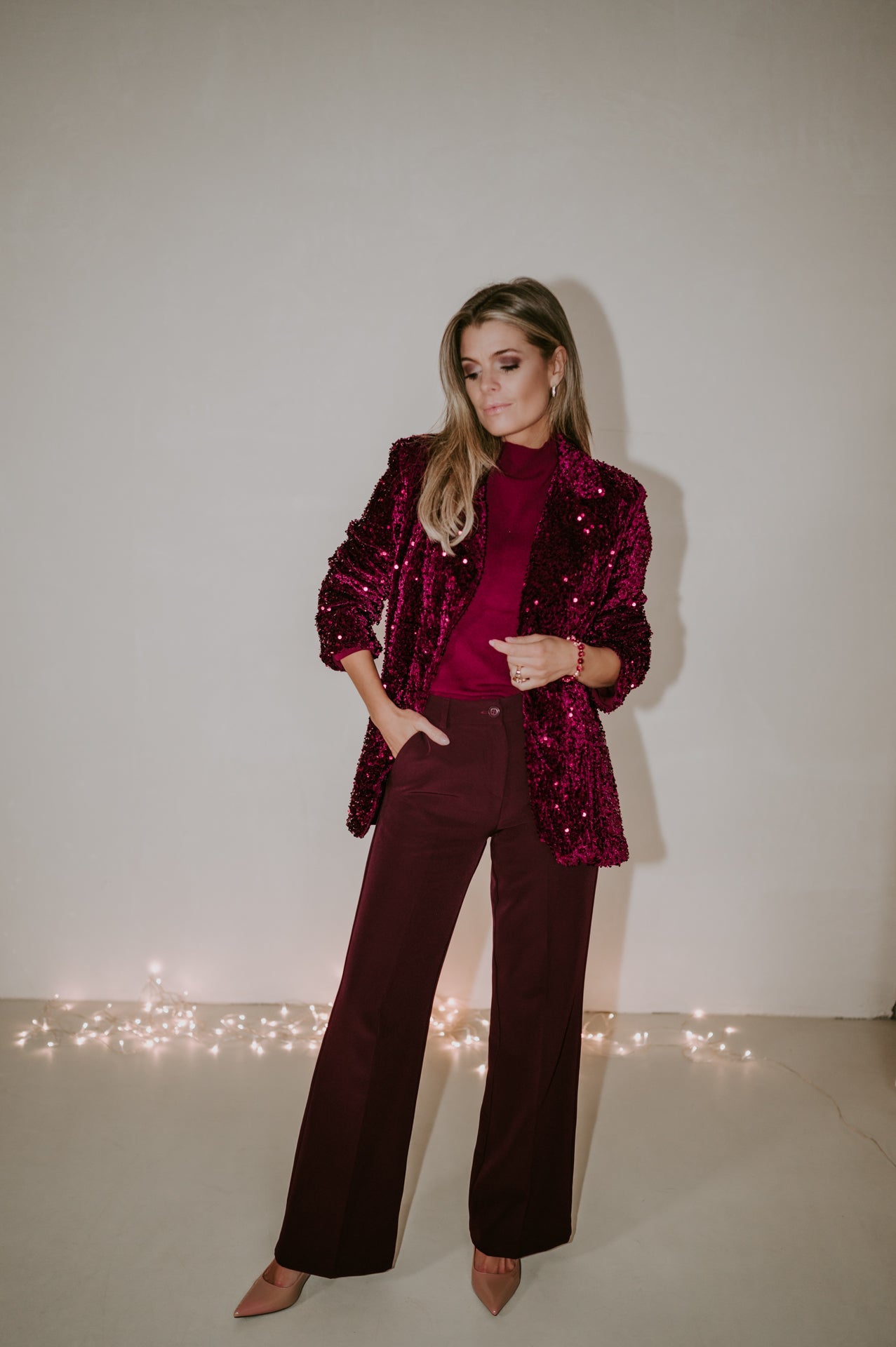 Medesimo blazer I Burgundy - Wild Souls by JV® - Blazers