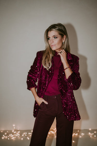 Medesimo blazer I Burgundy - Wild Souls by JV® - Blazers