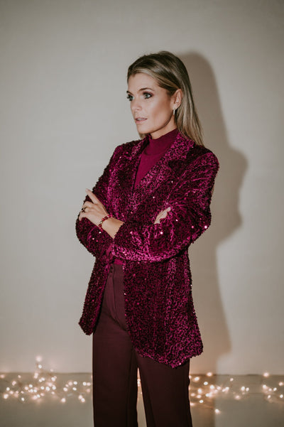 Medesimo blazer I Burgundy - Wild Souls by JV® - Blazers