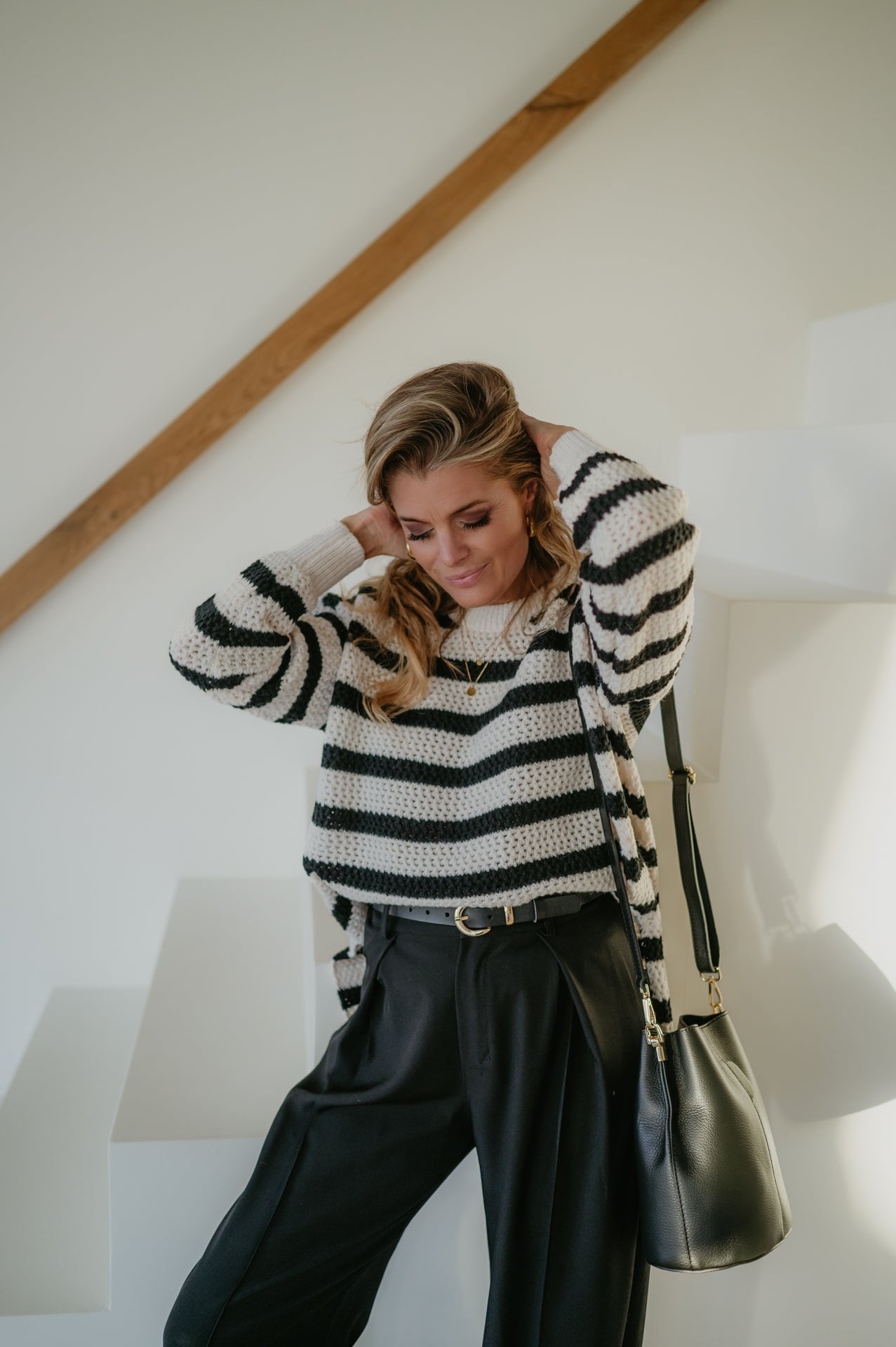 Milioni knit I Striped Black - Wild Souls by JV® - Knits