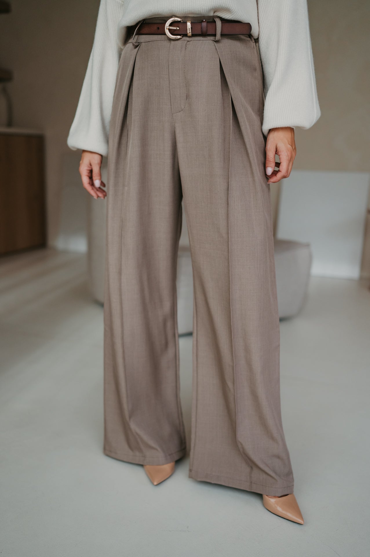 Mostri trousers I Taupe - Wild Souls by JV® - Trousers