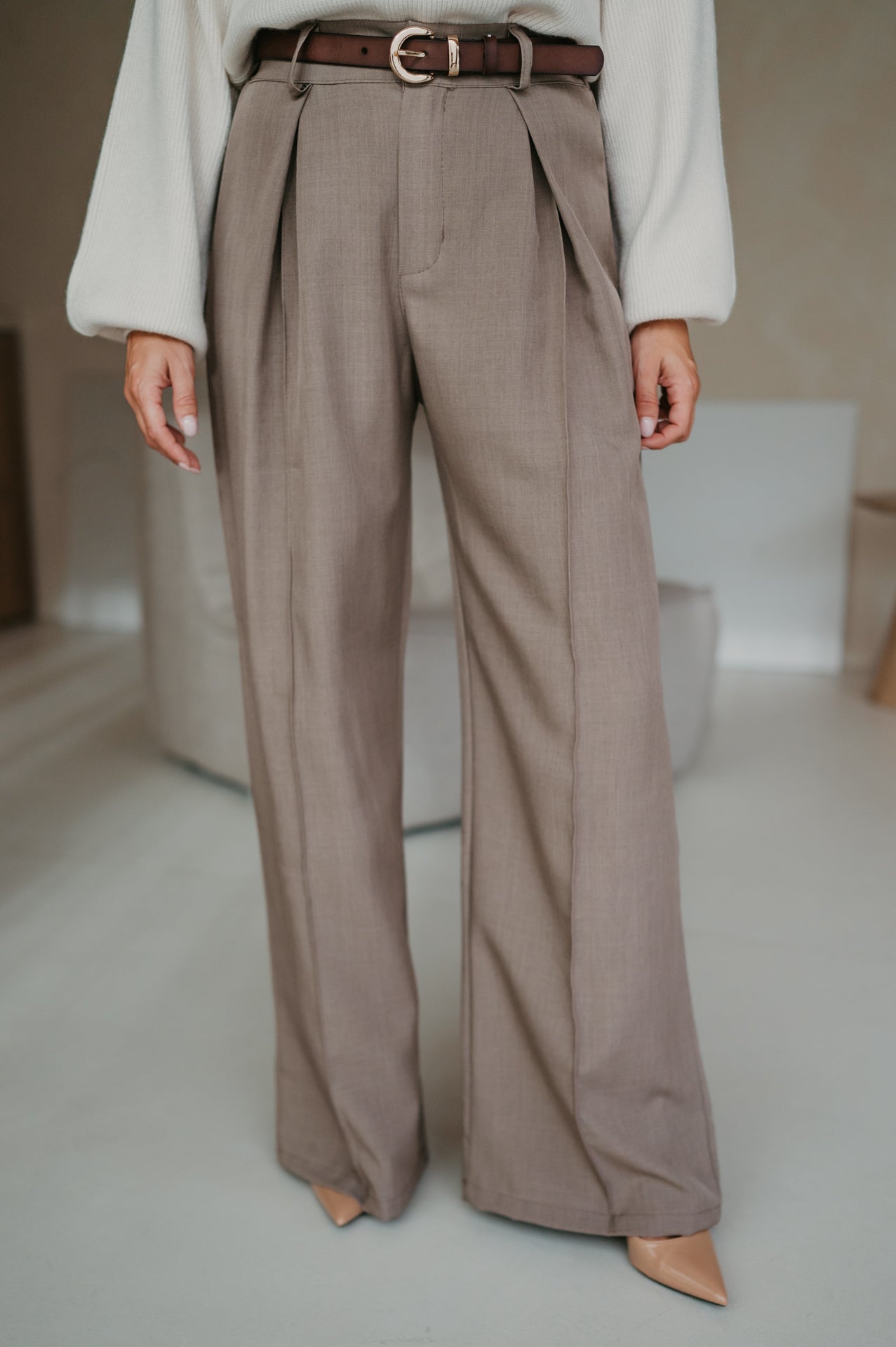 Mostri trousers I Taupe - Wild Souls by JV® - Trousers