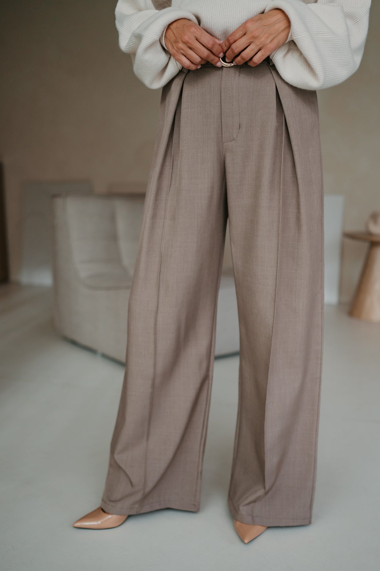 Mostri trousers I Taupe - Wild Souls by JV® - Trousers