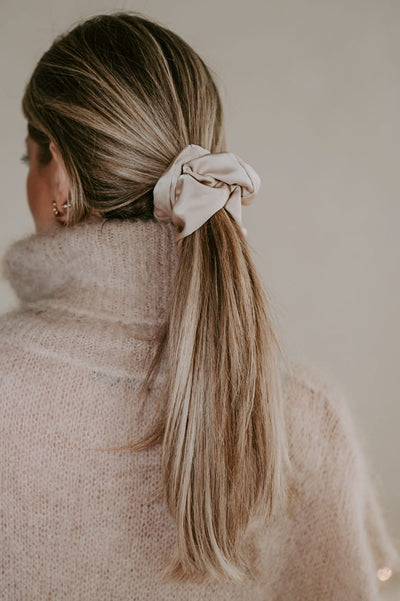 Nappa scrunchie I Beige - Wild Souls by JV® - Scrunchies