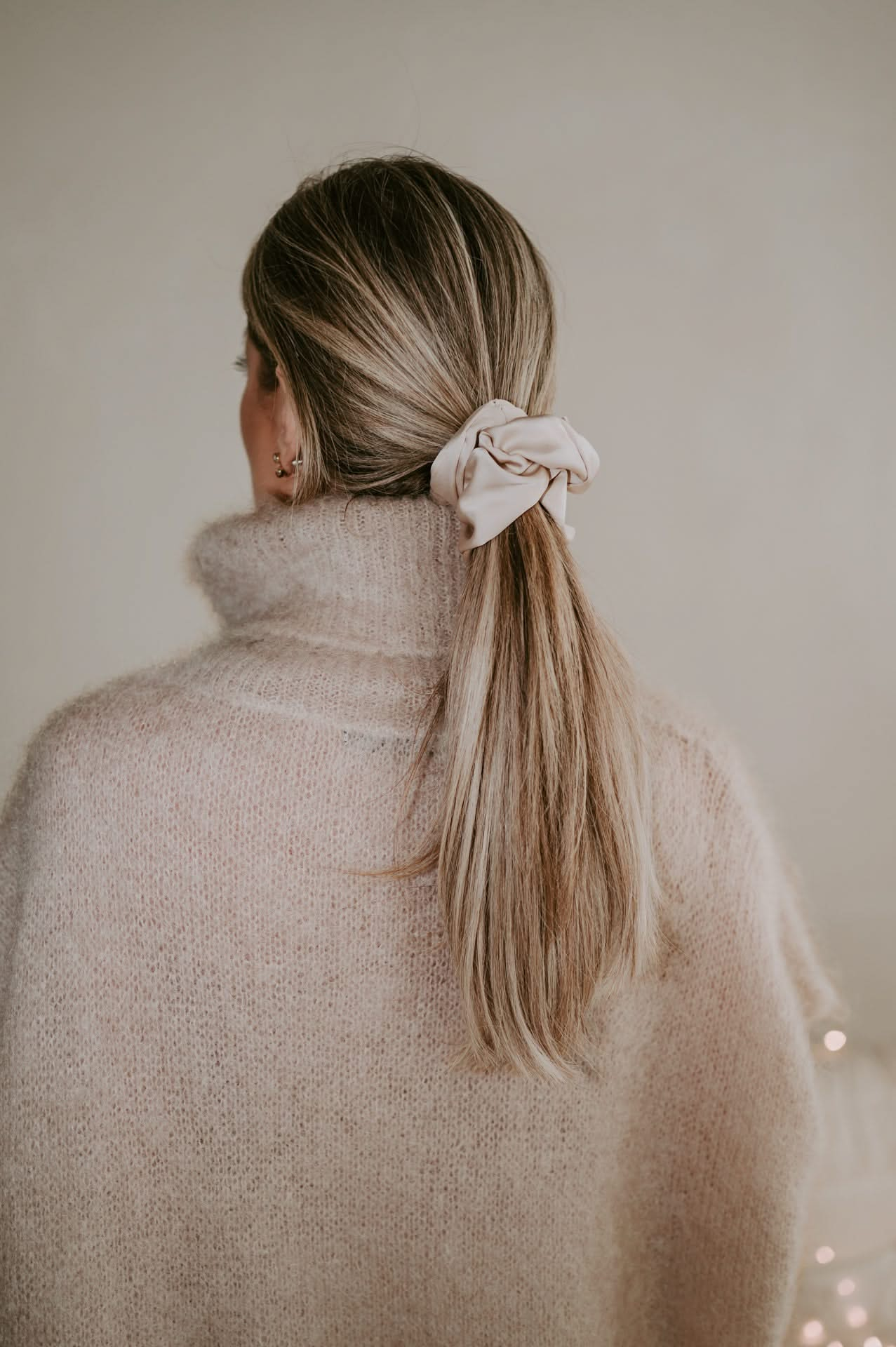 Nappa scrunchie I Beige - Wild Souls by JV® - Scrunchies