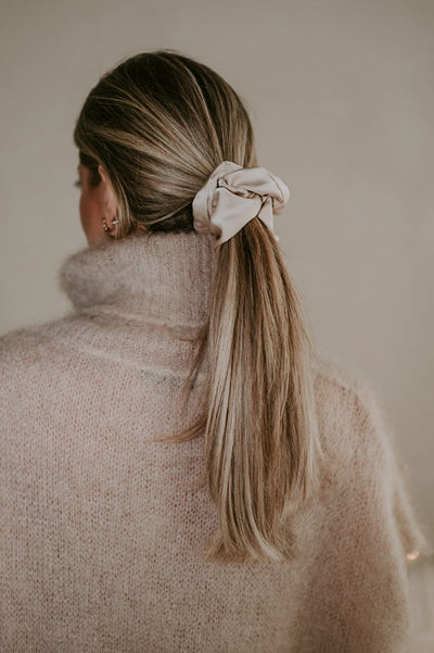 Nappa scrunchie I Beige - Wild Souls by JV® - Scrunchies