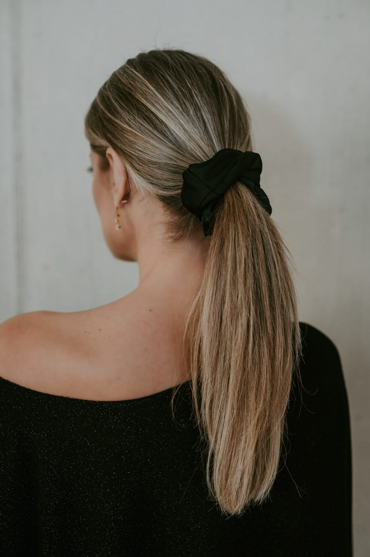 Nappa scrunchie I Black - Wild Souls by JV® - Scrunchies