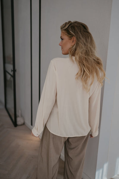 Niente blouse I Beige - Wild Souls by JV® - Blouses