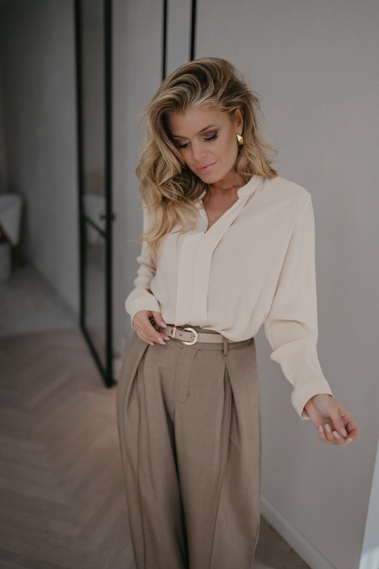 Niente blouse I Beige - Wild Souls by JV® - Blouses