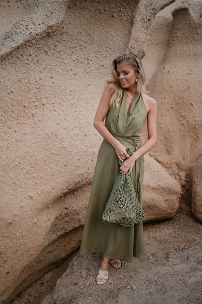 Oggetti dress I Khaki - Wild Souls by JV® - Dresses