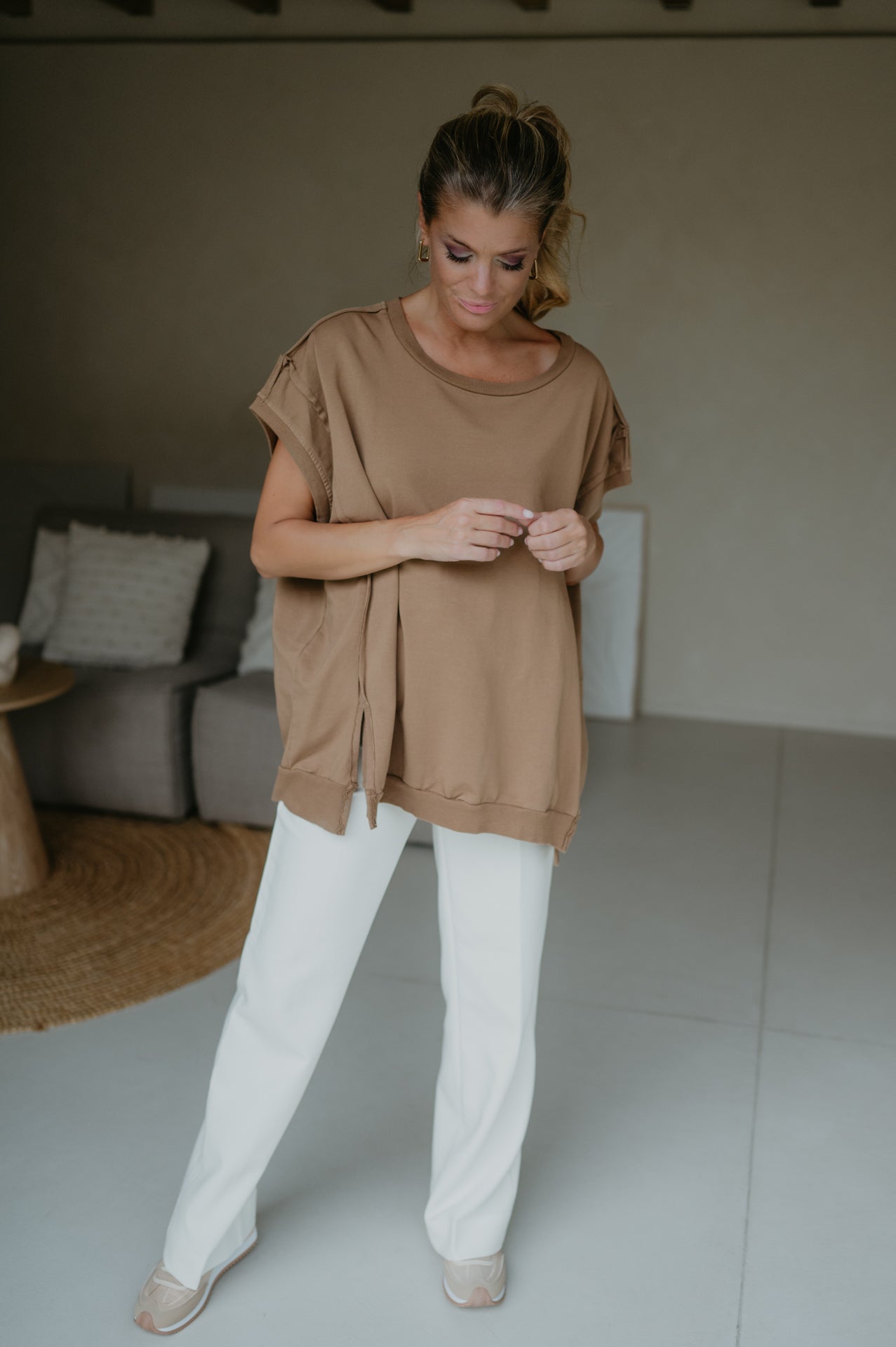 Otre sweater I Taupe - Wild Souls by JV® - Sweaters