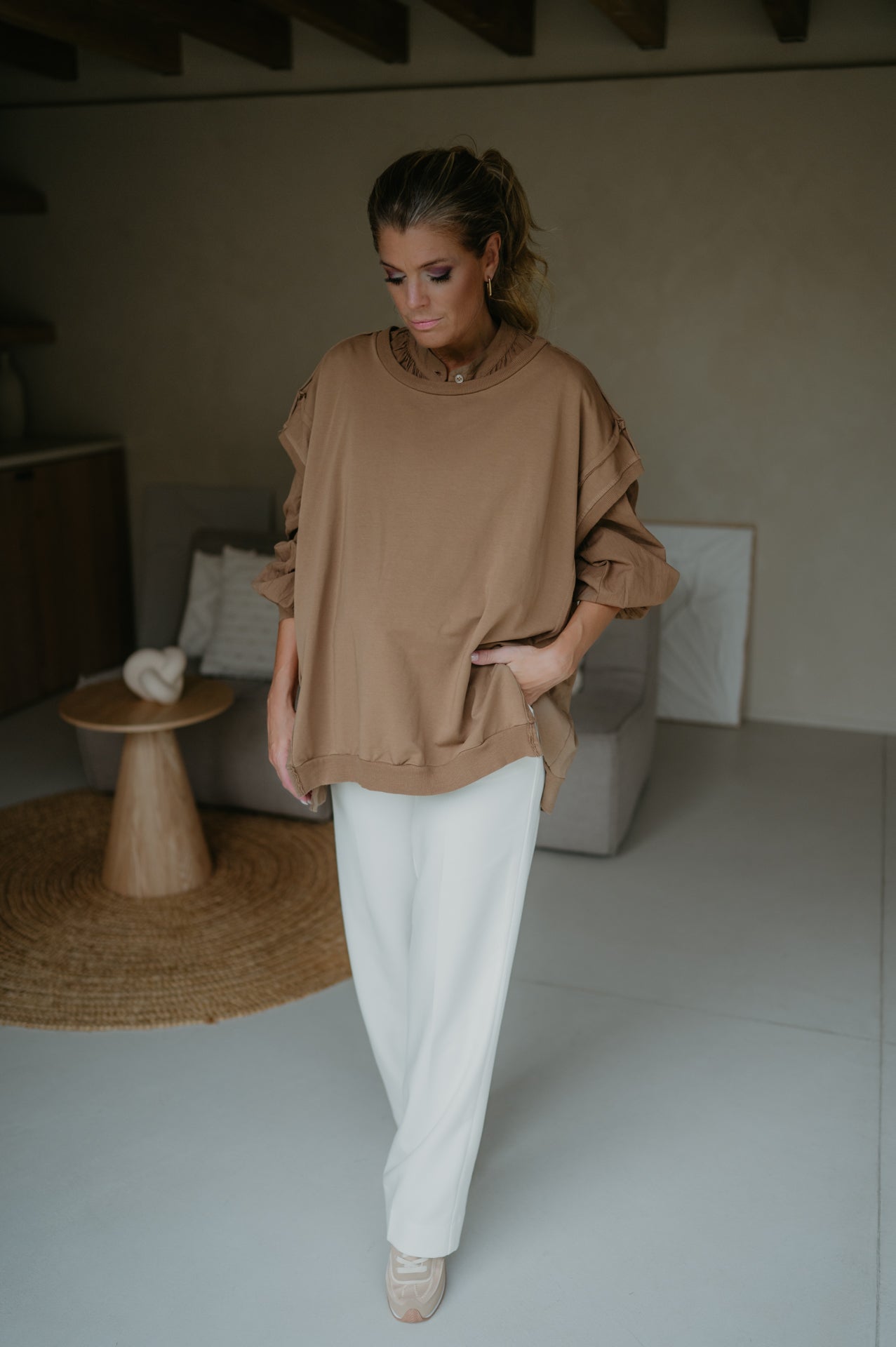 Otre sweater I Taupe - Wild Souls by JV® - Sweaters