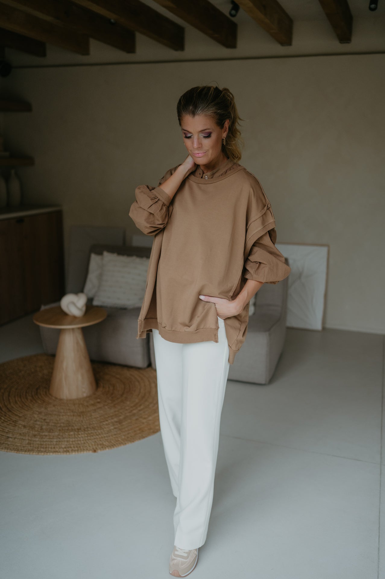 Otre sweater I Taupe - Wild Souls by JV® - Sweaters