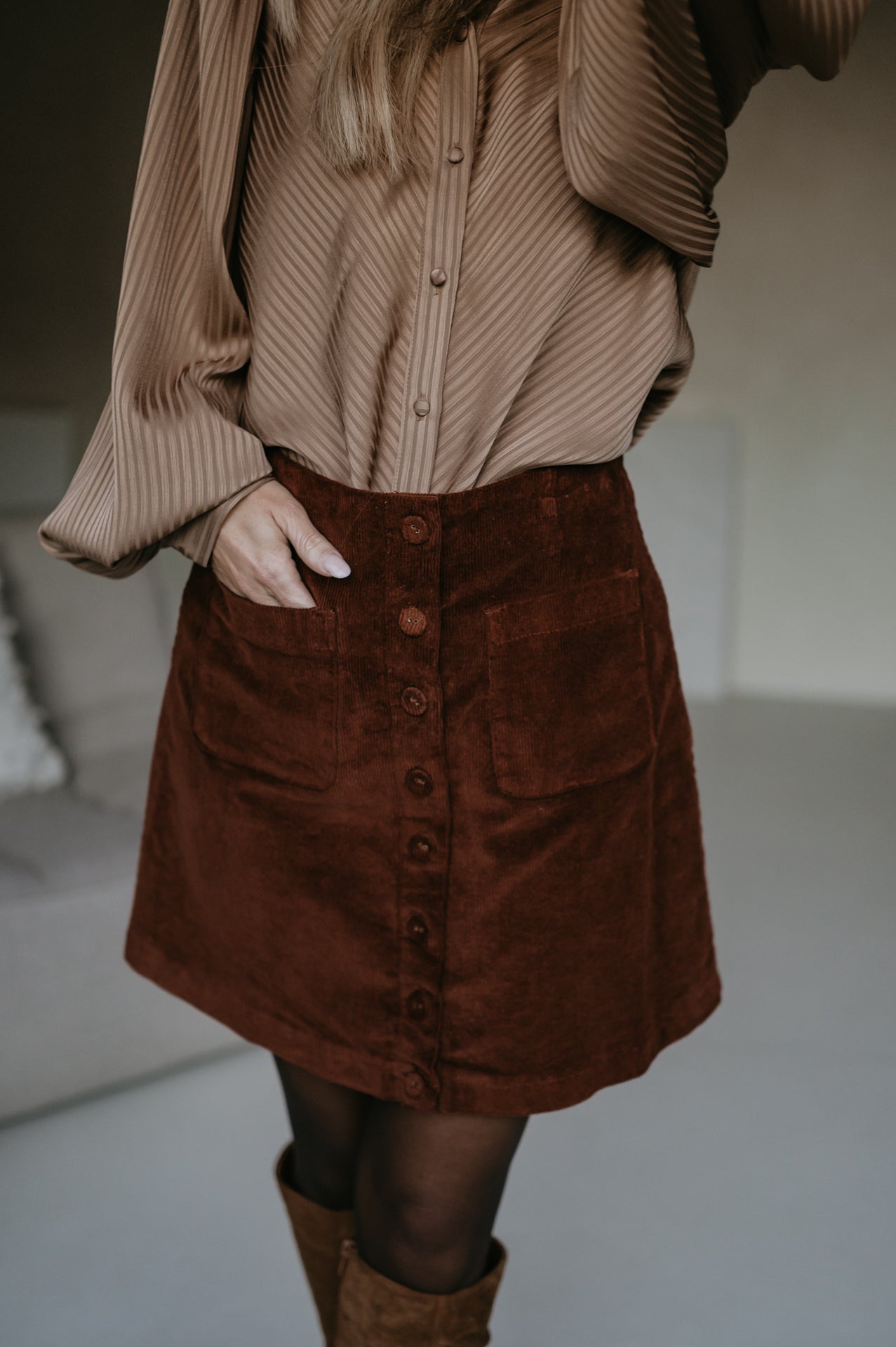 Pennello skirt I Chocolat Brown - Wild Souls by JV® - Skirts