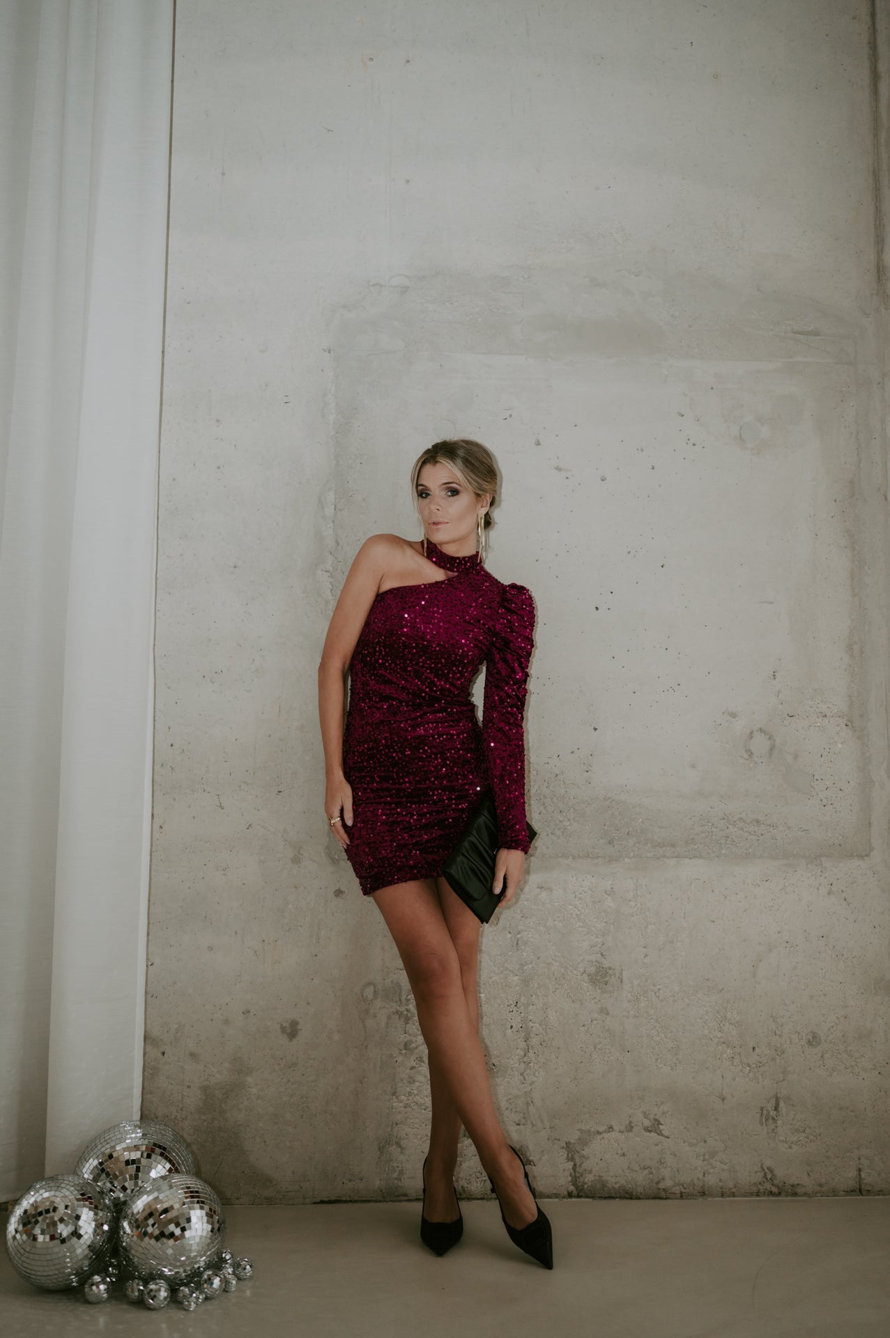 Pensare dress I Bordeaux - Wild Souls by JV® - Dresses