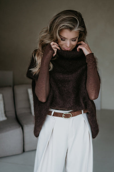 Pochi knit I Chocolate Brown - Wild Souls by JV® - Knits