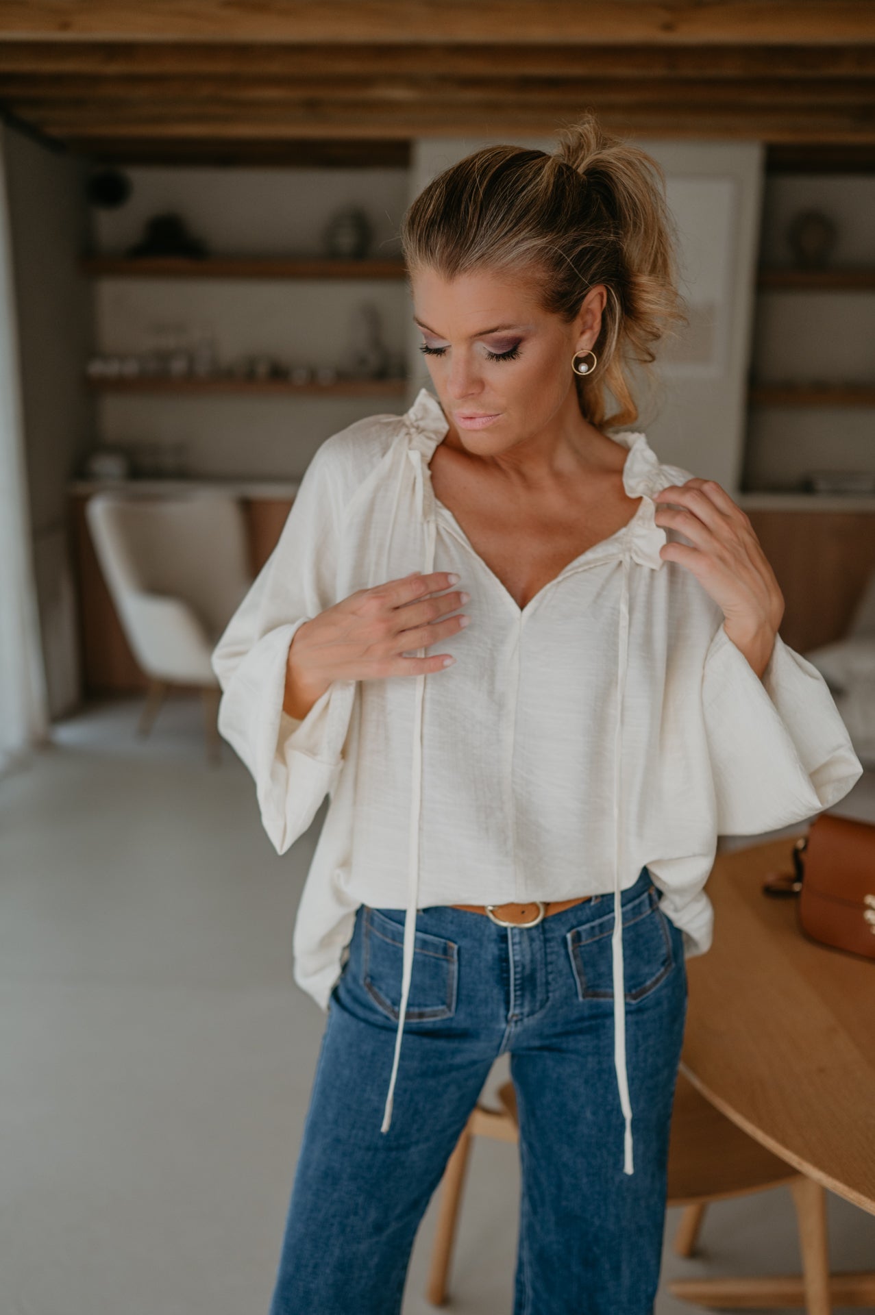 Pressi blouse I Beige - Wild Souls by JV® - Blouses