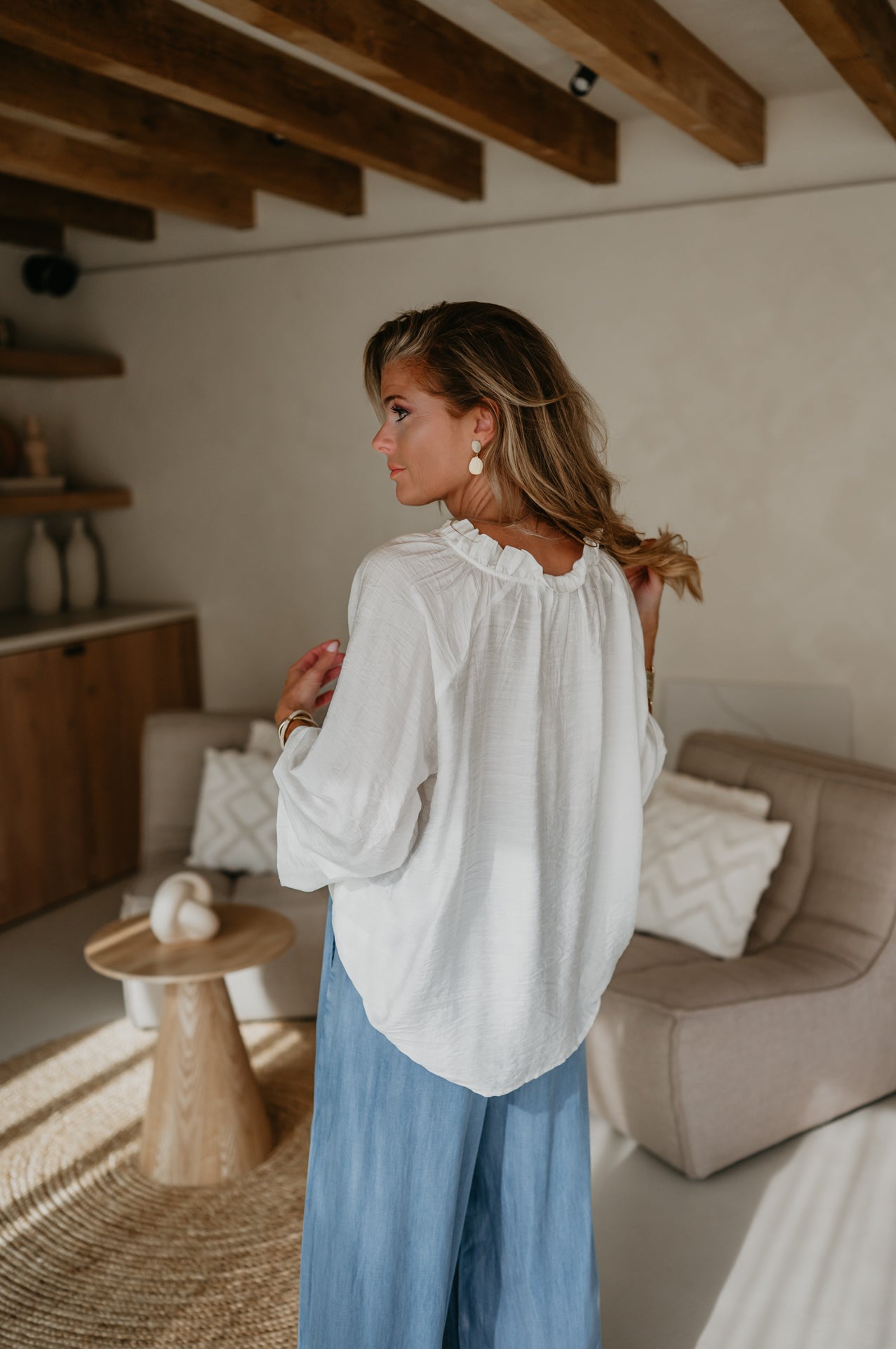 Pressi blouse I White - Wild Souls by JV® - Blouses