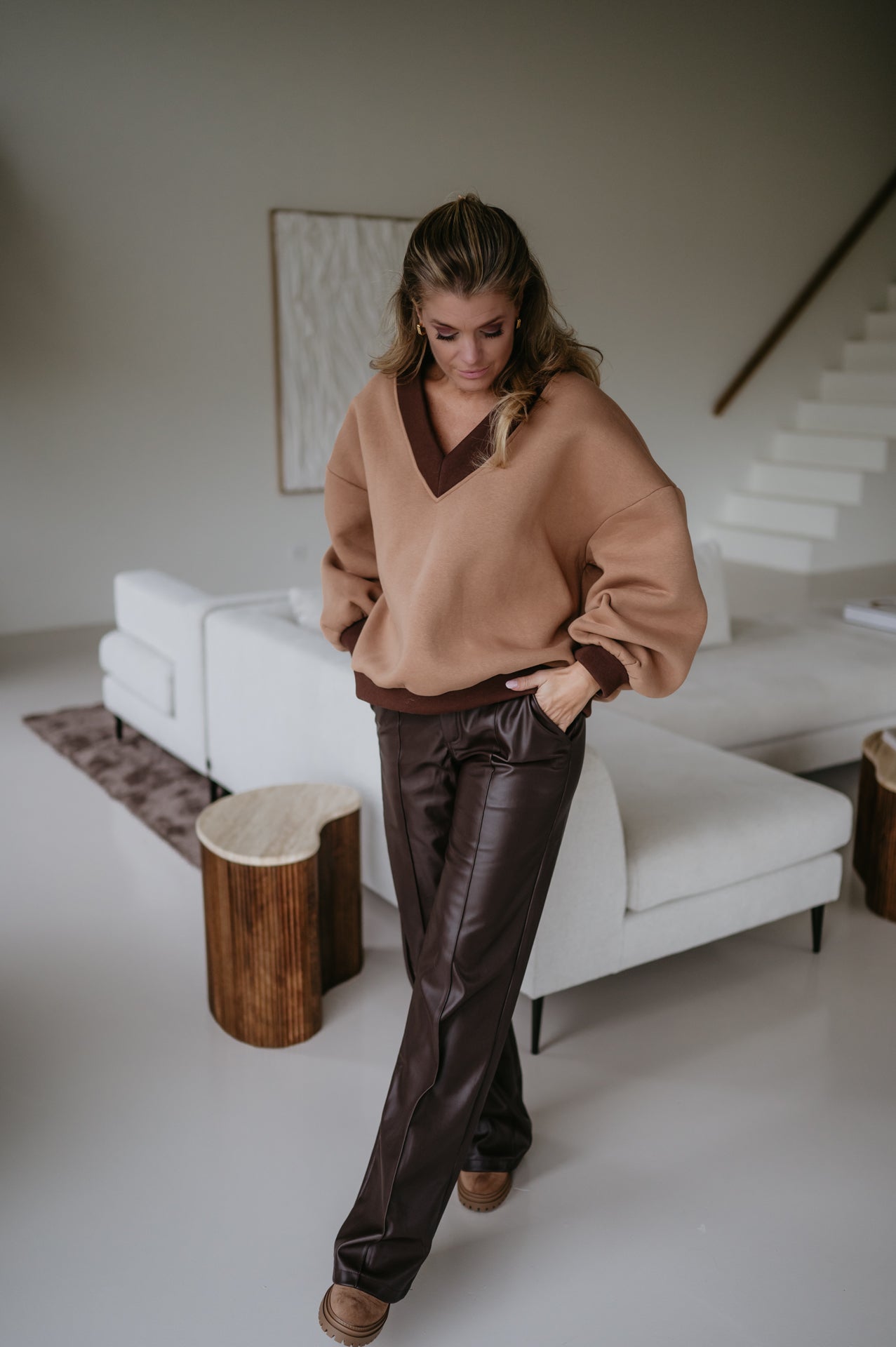 Pulmino sweater I Camel - Wild Souls by JV® - Sweaters