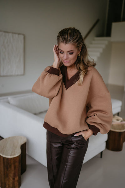 Pulmino sweater I Camel - Wild Souls by JV® - Sweaters