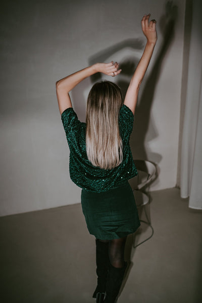 Quarto blouse I Emerald Green - Wild Souls by JV® - Blouses