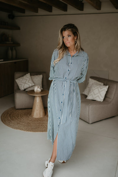 Secco dress I Striped Blue - Wild Souls by JV® - Dresses