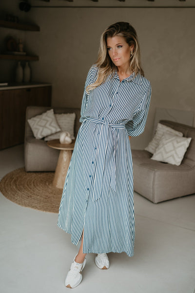 Secco dress I Striped Blue - Wild Souls by JV® - Dresses