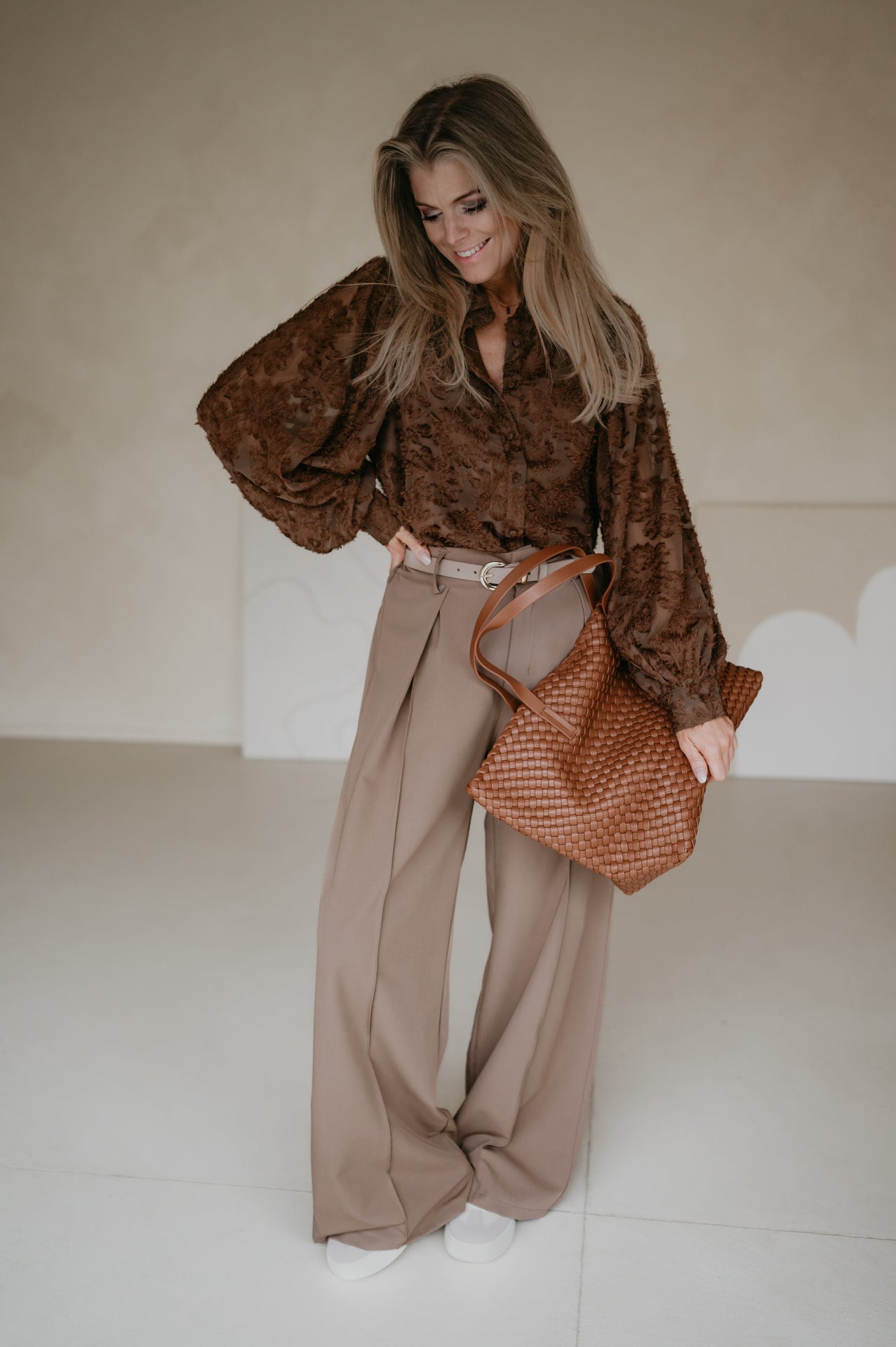 Serata blouse I Chocolate Brown - Wild Souls by JV® - Blouses