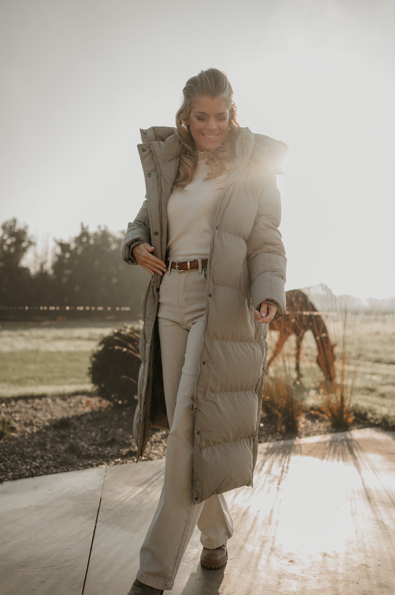 Statua coat I Taupe - Wild Souls by JV® - Coats