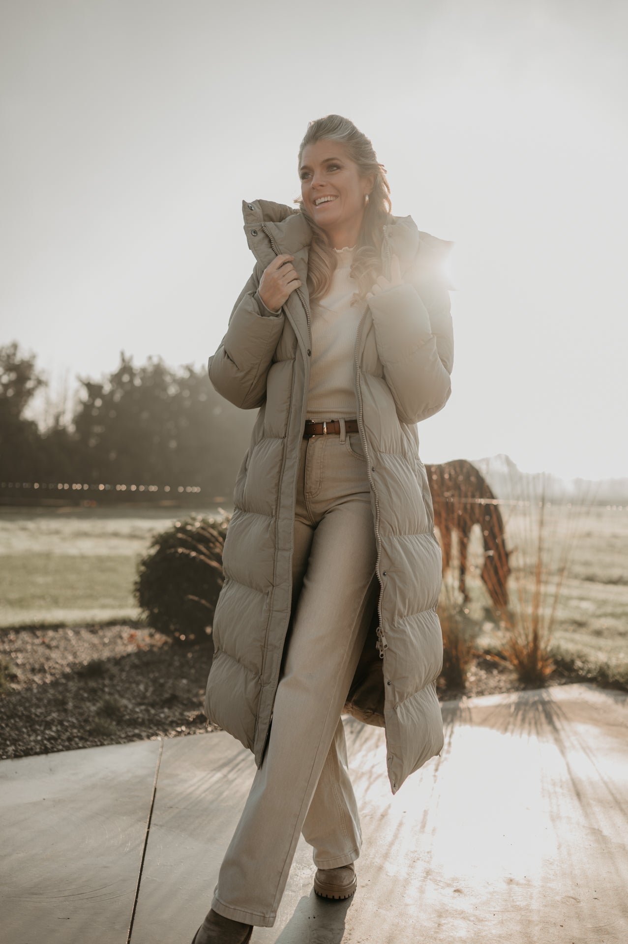 Statua coat I Taupe - Wild Souls by JV® - Coats