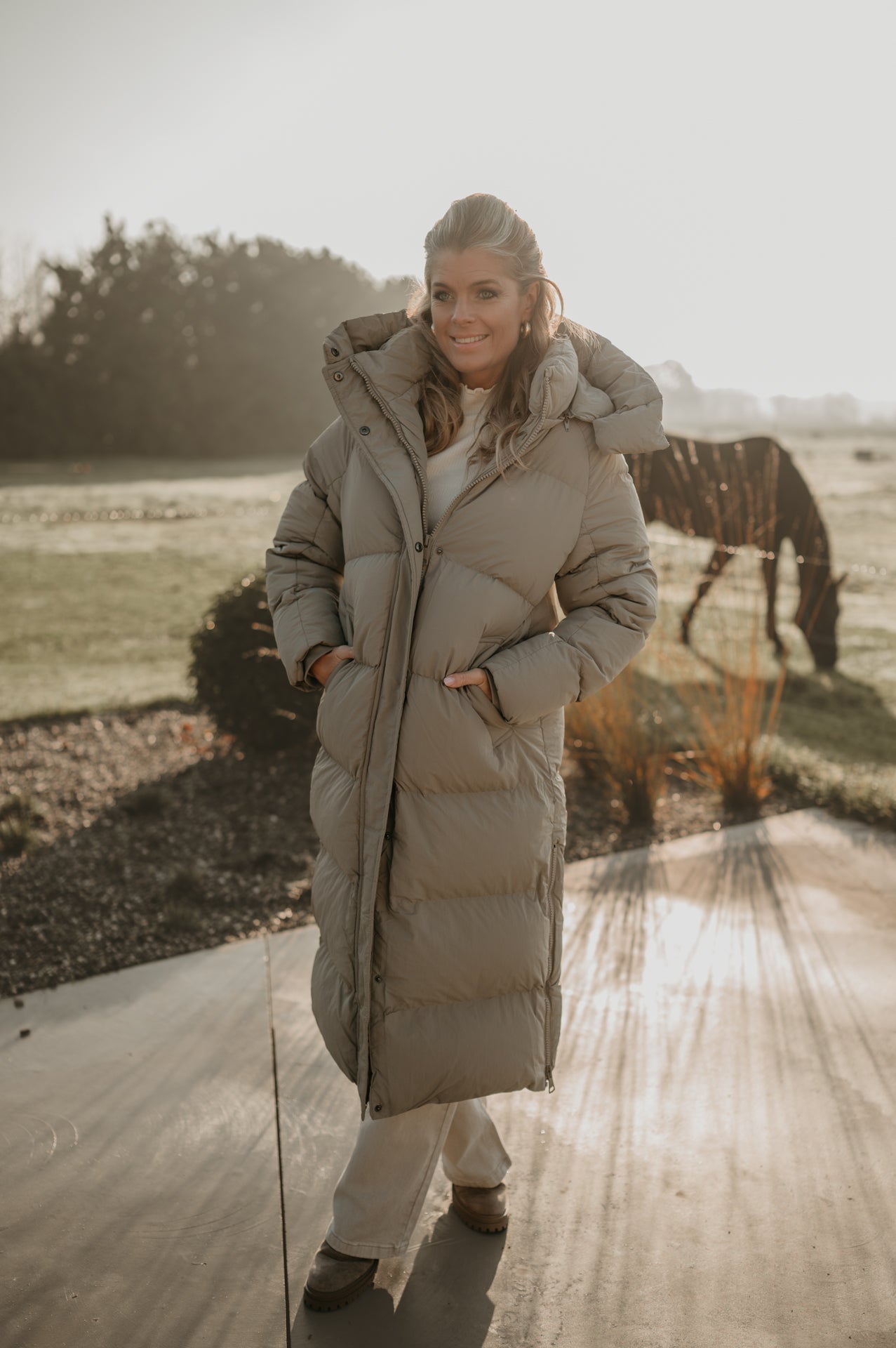 Statua coat I Taupe - Wild Souls by JV® - Coats