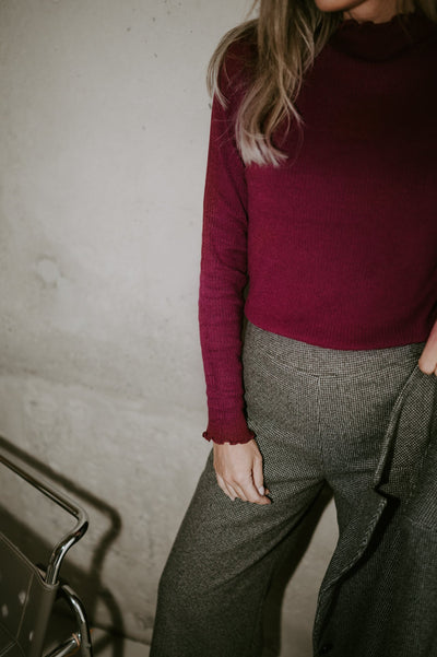 Stretto knit I Burgundy - Wild Souls by JV® - Knits