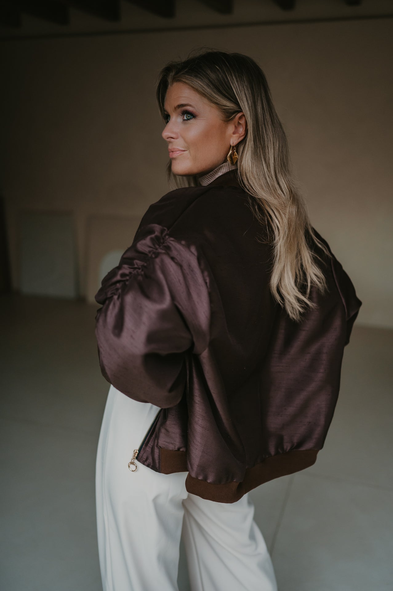 Titolo bomber jacket I Brown - Wild Souls by JV® - Bomber Jackets