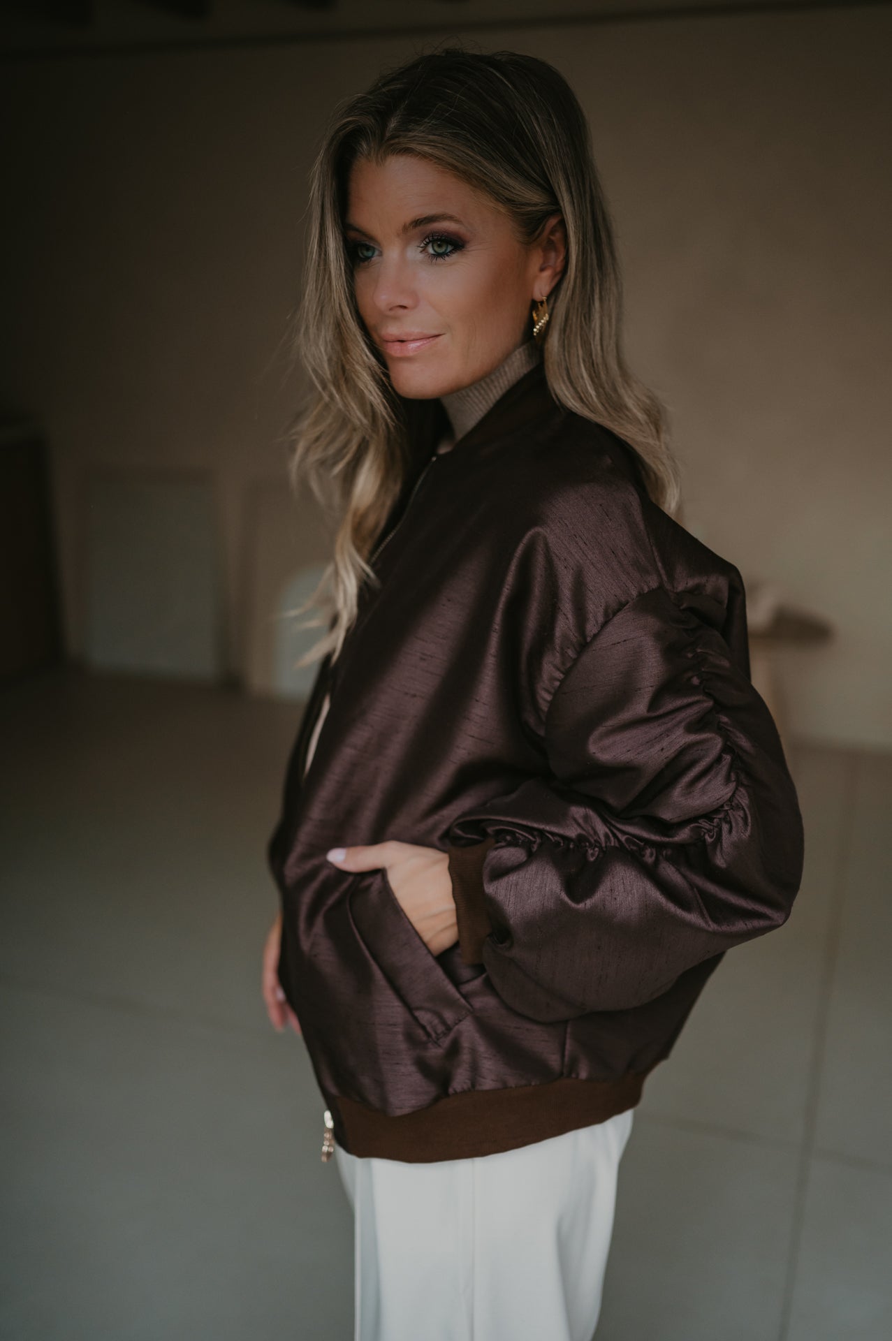 Titolo bomber jacket I Brown - Wild Souls by JV® - Bomber Jackets